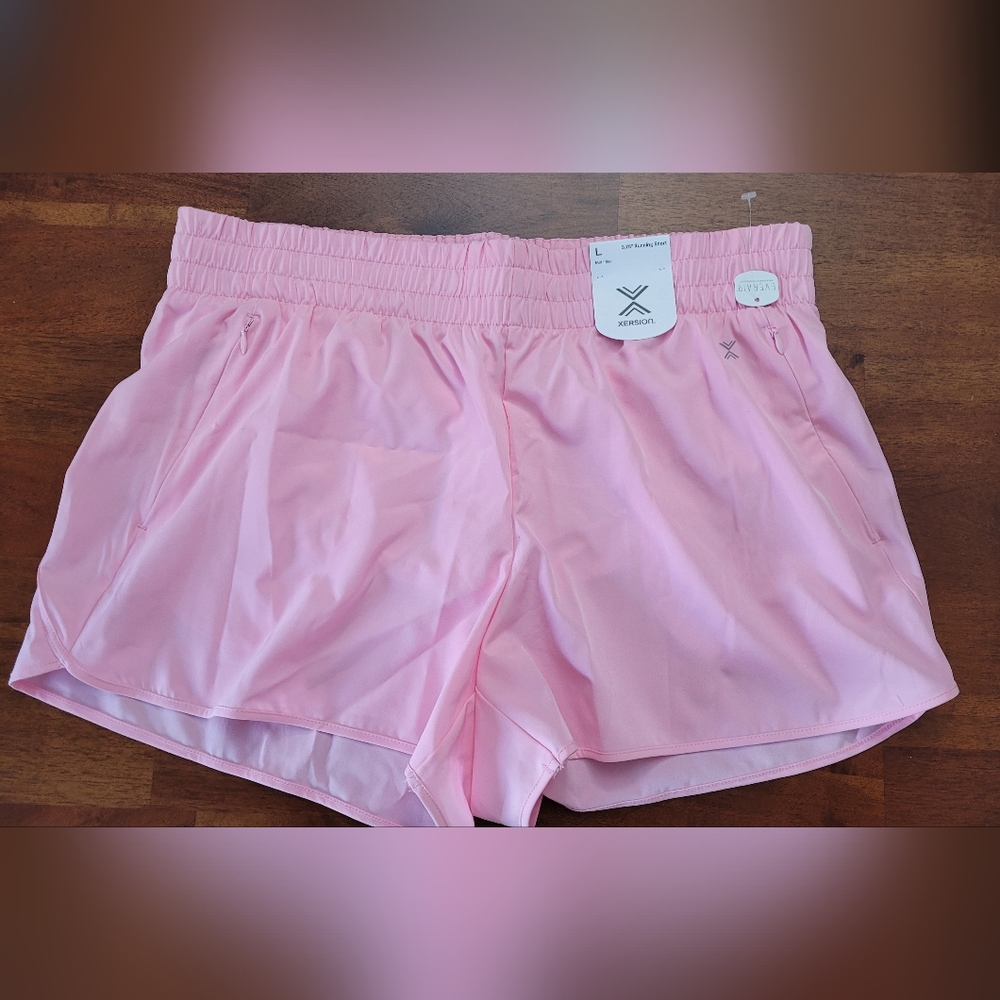 Xersion Light Pink Running Shorts